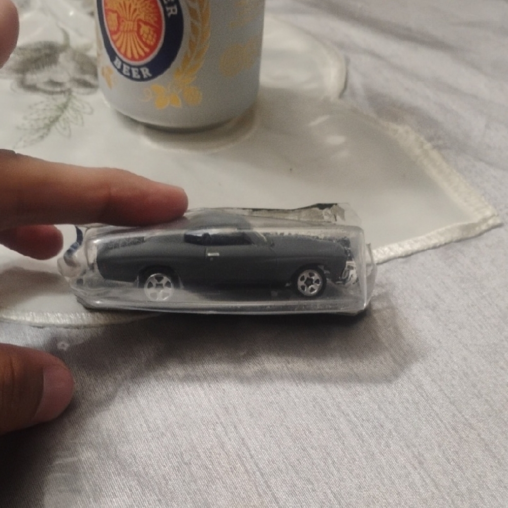 Mattel Silver and Black Car Model